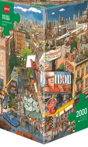 Imagen de Rompecabezas Göbel/knorr Superhero Triangular 2000 Piezas