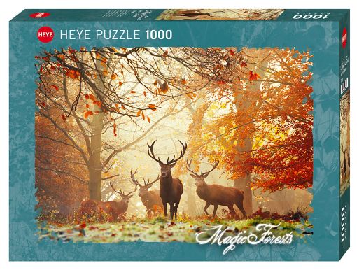 Imagen de Rompecabezas Magic Forests Stags 1000 Piezas