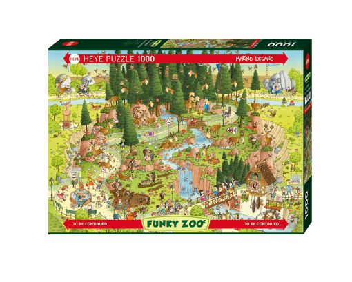 Imagen de Rompecabezas Degano Zoo Black Forest 1000 Piezas