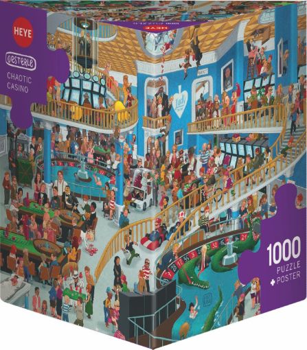Imagen de Rompecabezas Oesterle Chaotic Casino Triangular 1000 Piezas