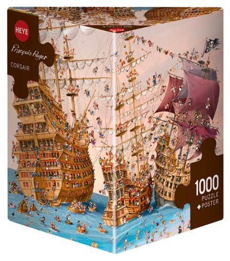 Imagen de Rompecabezas Ruyer Corsair Triangular 1000 Piezas