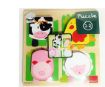 Imagen de Rompecabezas Madera Farm Animals 4 Piezas 53069 Goula