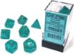 Imagen de Dados Poliedricos Borealis Light Green/gold Luminary 7-die Set 27575
