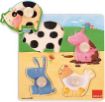 Imagen de Rompecabezas Madera Farm Animals 4 Piezas 53069 Goula