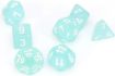 Imagen de Dados Poliedricos Frosted Blue/white 7-die Set 27406
