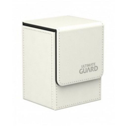 Imagen de Porta Deck - Flip Deck Case 80+ Standard Size Leatherette White Ultimate Guard