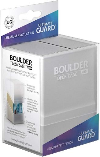 Imagen de Porta Deck - Boulder Deck Case 80+ Standard Size Frosted Ultimate Guard