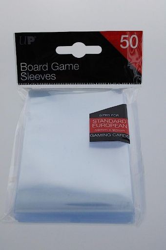 Imagen de Protectores De Tarjeta - Sleeves Standard European Board Game 59mmx92mm 50ct. Ultra Pro