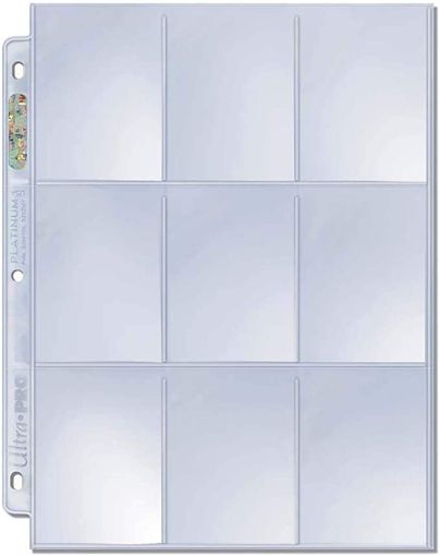 Imagen de Hojas De 9 Bolsillos Para Carpetas - 9-pocket Silver Series Ultra Pro