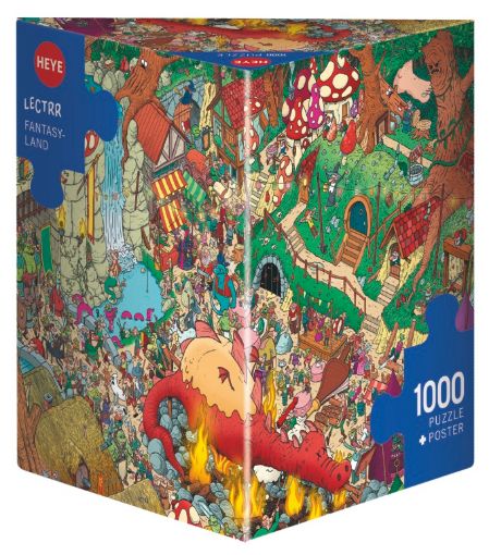 Imagen de Rompecabezas Lectrr Fantasyland Triangular 1000 Piezas