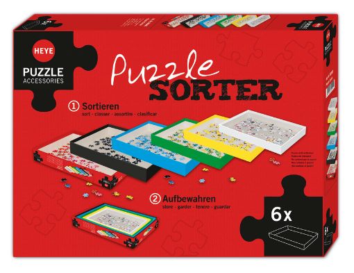 Imagen de Puzzle Sorter Apilable 6 Bandejas Heye