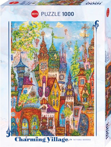 Imagen de Rompecabezas Charming Village Red Arches 1000 Piezas