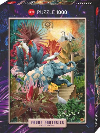 Imagen de Rompecabezas Fauna Fantasies Elephantaisy 1000 Piezas