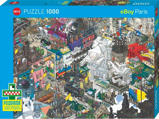 Imagen de Rompecabezas Eboy Paris Quest 1000 Piezas