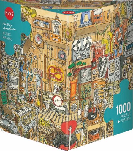 Imagen de Rompecabezas Adolfsson Music Mania Triangular 1000 Piezas