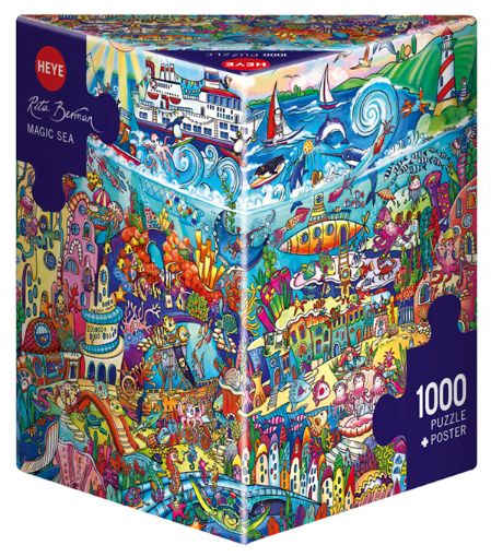 Imagen de Rompecabezas Berman Magic Sea Triangular 1000 Piezas