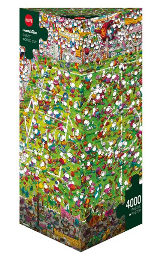 Imagen de Rompecabezas Mordillo Crazy World Cup Triangular 4000 Piezas