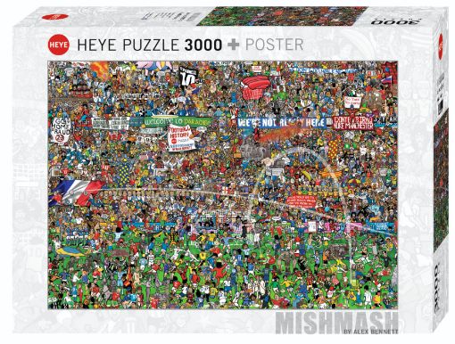 Imagen de Rompecabezas Mishmash Football History 3000 Piezas