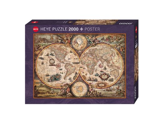 Imagen de Rompecabezas Map Art Vintage World 2000 Piezas