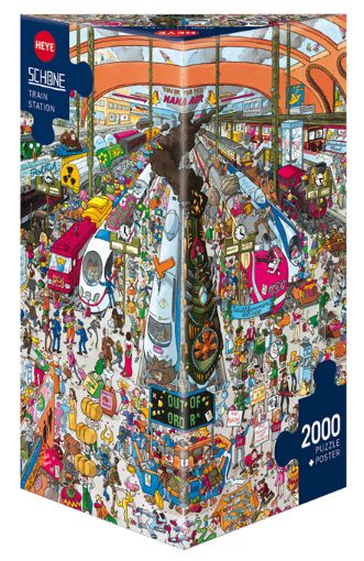 Imagen de Rompecabezas Schone Train Station Triangular 2000 Piezas