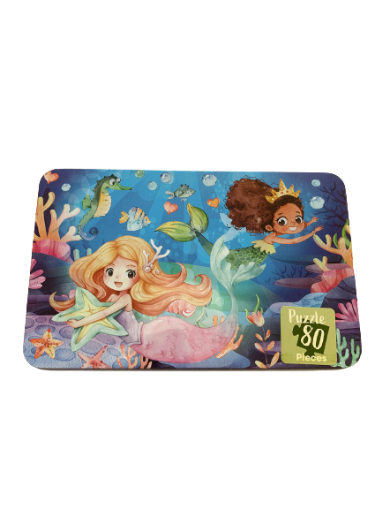 Imagen de Rompecabezas Little Mermaids 80 Piezas