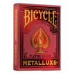 Imagen de Naipe Bicycle Metalluxe Red