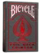 Imagen de Naipe Bicycle Metalluxe Red