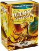 Imagen de Protectores De Tarjeta - Sleeves Standard Classic 2-1/2"x3-1/2" Gold 100ct. Dragon Shield