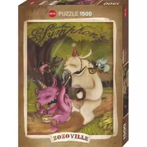 Imagen de Rompecabezas Zozoville Cuckoo Symphony 1500 Piezas