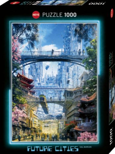 Imagen de Rompecabezas Future Cities Markets District 1000 Piezas