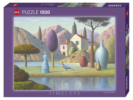 Imagen de Rompecabezas Timeless Lady In Blue 1000 Piezas