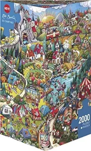Imagen de Rompecabezas Berman Go Camping! Triangular 2000 Piezas