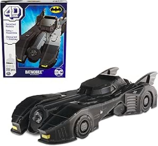 Imagen de Rompecabezas 4d Retro Batmobile