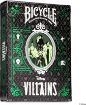 Imagen de Naipe Bicycle Disney Villains - Green/purple
