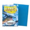 Imagen de Protectores De Tarjeta - Sleeves Standard Matte 2-1/2"x3-1/2" Sapphire 100ct. Dragon Shield