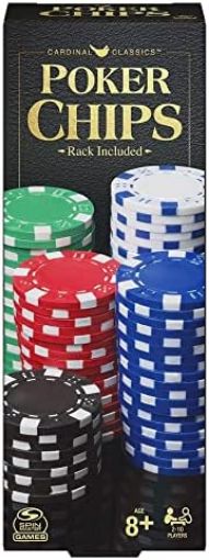 Imagen de Fichas Cardinal Clay Poker Con Rack 100 Unidades