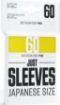 Imagen de Protectores De Tarjeta - Sleeves Japanese Size 62mmx89mm Yellow 60ct. Just Sleeves