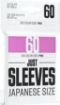 Imagen de Protectores De Tarjeta - Sleeves Japanese Size 62mmx89mm Pink 60ct. Just Sleeves