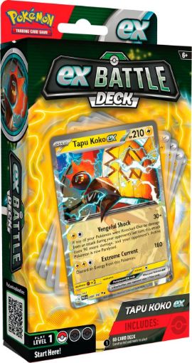 Imagen de Tapu Koko Ex / Iron Leaves Ex Battle Deck Pokemon - English