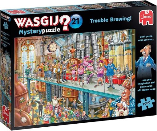 Imagen de Rompecabezas Wasgij Mystery 21 Trouble Brewing! 1000 Piezas