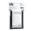 Imagen de Protectores De Tarjeta - Sleeves Standard European 66mmxx92mm Black 50ct. Just Sleeves