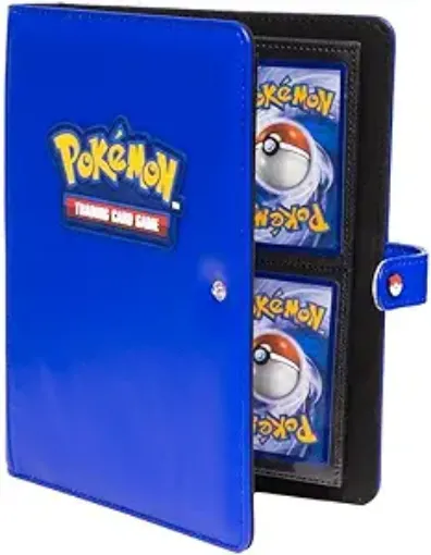 Imagen de Carpets De 4 Bolsillos - Premium Snap Binder Blue For Pokémon