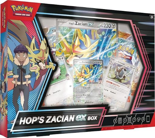 Imagen de Hop’s Zacian Ex Box Pokemon - English
