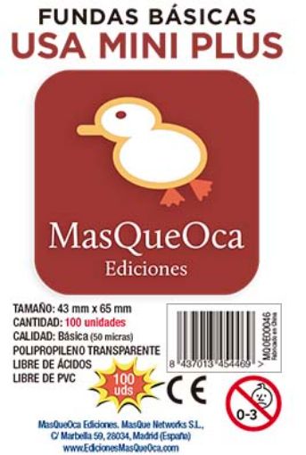 Imagen de Protectores De Tarjeta - Sleeves Usa Mini Plus Premium 43mmx65mm 50ct