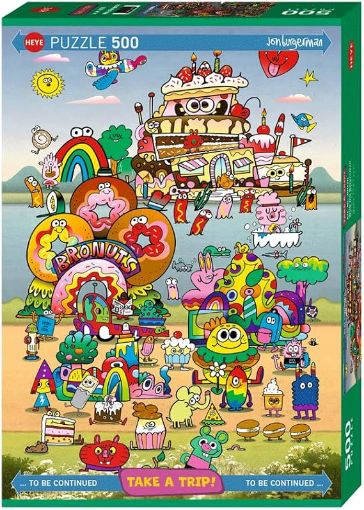Imagen de Rompecabezas Take A Trip! With Jon Burgerman 500 Piezas