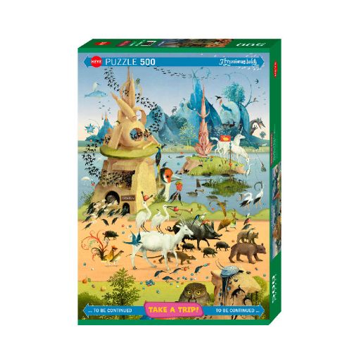 Imagen de Rompecabezas Take A Trip! With Hieronymus Bosch 500 Piezas