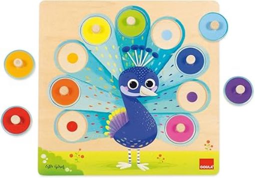 Imagen de Rompecabezas Madera Pavo Real 453060 Goula