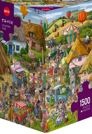 Imagen de Rompecabezas Tanck Country Fair Triangular 1500 Piezas