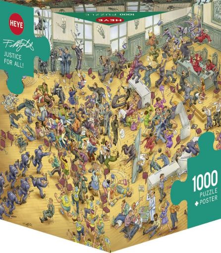 Imagen de Rompecabezas Mitgutsch Justice For Aii Triangular 1000 Piezas