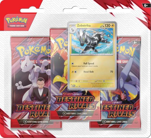 Imagen de 3-booster Blister Scarlet &violet 10 -destined Rivals Pokemon - English